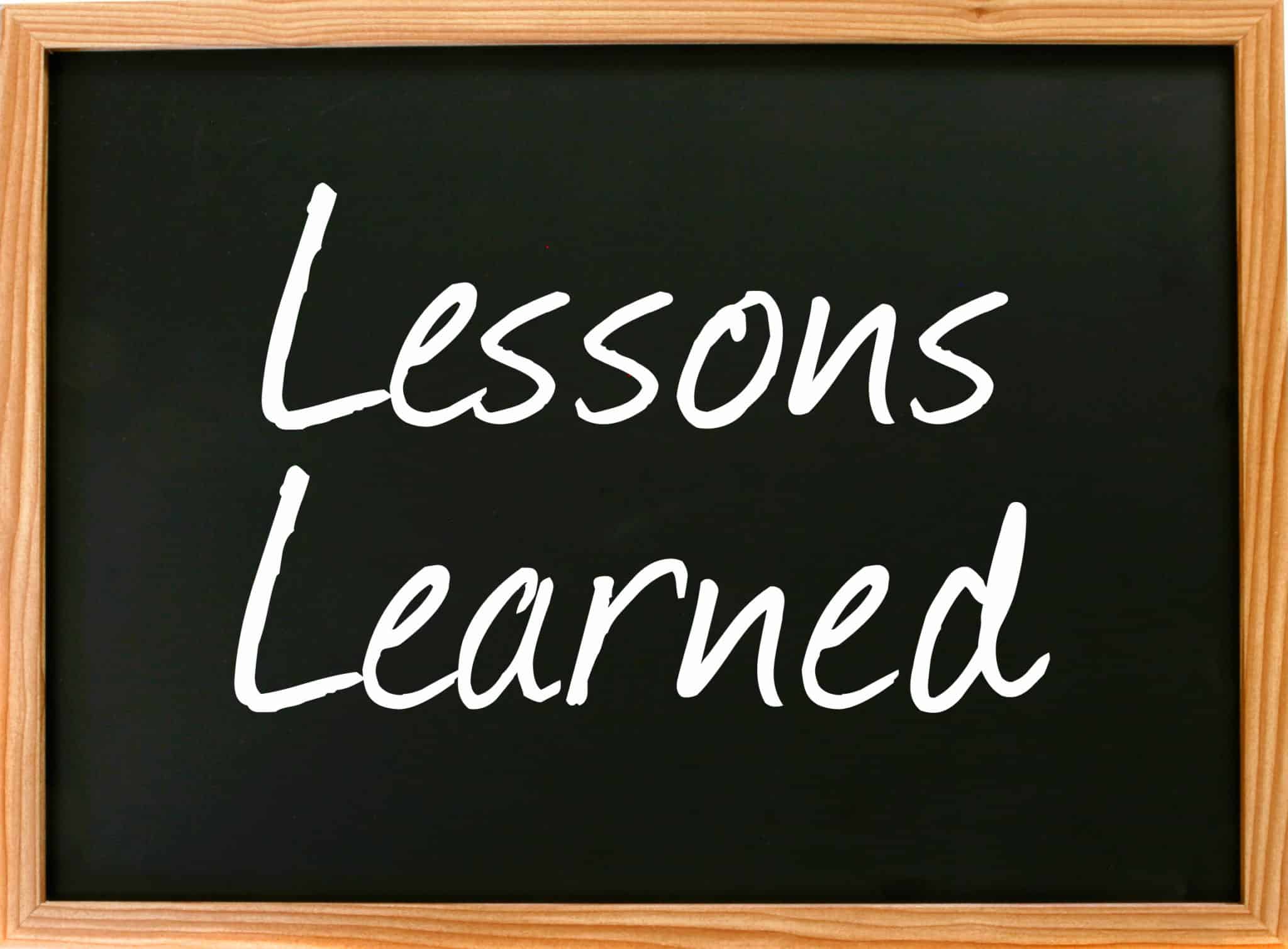 Lessons learned проекта