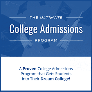 The Ultimate College Admissions Program college planning program